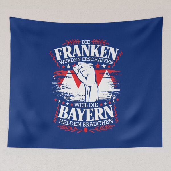 Item preview, Stolzer Franke Spruche T-ShirtFranken wurden erschaffen weil Bayern Helden brauchen T-Shirt_by HBfunshirts_ designed and sold by shoptuanle.