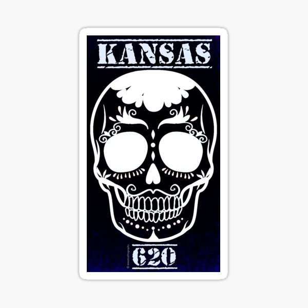 Item preview, Kansas 620 Black & Blue designed and sold by kinkatstyle.