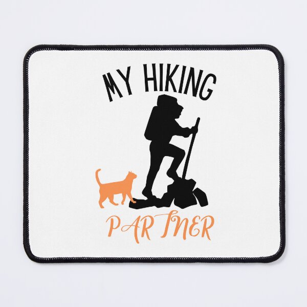 Item preview, Happiness Is A Day Spent Hiking With My Cat - Cat Enthusiast designed and sold by sorryimbusy.