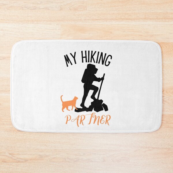 Item preview, Happiness Is A Day Spent Hiking With My Cat - Cat Enthusiast designed and sold by sorryimbusy.
