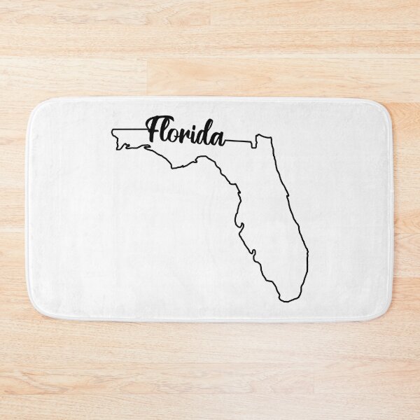 Artikelvorschau, Umriss des Staates Florida entworfen und verkauft von EvolvClothing.