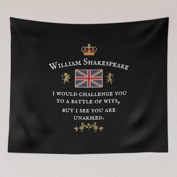 Item preview, WILLIAM SHAKESPEARE, I WOULD CHALLENGE YOU QUOTE designed and sold by Krafty  Arts Studio.