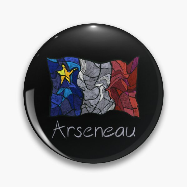 Item preview, Acadian Flag pastel liquid mosaic Arseneau  - Drapeau acadien mosaïque liquide pastel vitrail Arseneau  designed and sold by ColoursOfFrance.