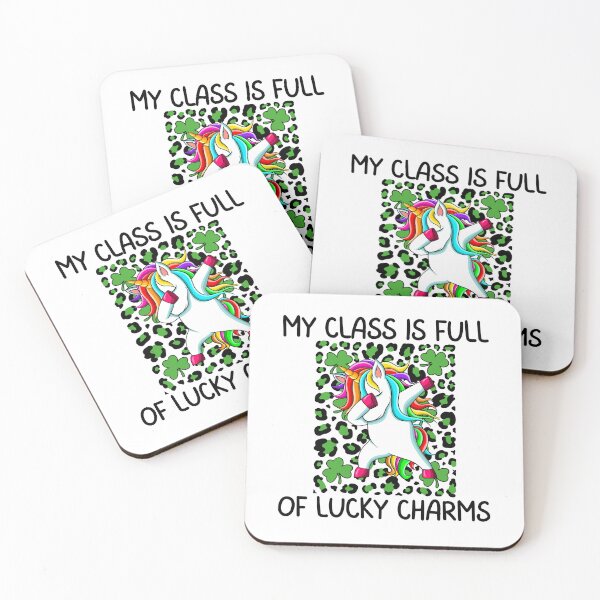 Item preview, My Class Is Full Of Lucky Charms, Fun print for teachers who like dabbing unicorns and being awesome designed and sold by Auntieck.
