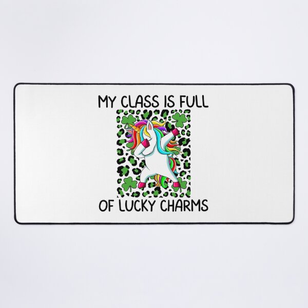 Item preview, My Class Is Full Of Lucky Charms, Fun print for teachers who like dabbing unicorns and being awesome designed and sold by Auntieck.