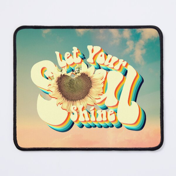 Item preview, Let Your Soul Shine, Art Print, Canvas Print, Wall Art, Hippie Print, Hippie Art designed and sold by Lisa Herigon.