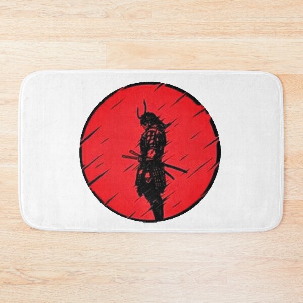 Artikelvorschau, Ein Samurai-Krieger aus Japan in Schwarz unter der blutigen Sonne entworfen und verkauft von Alma fortalecida1.