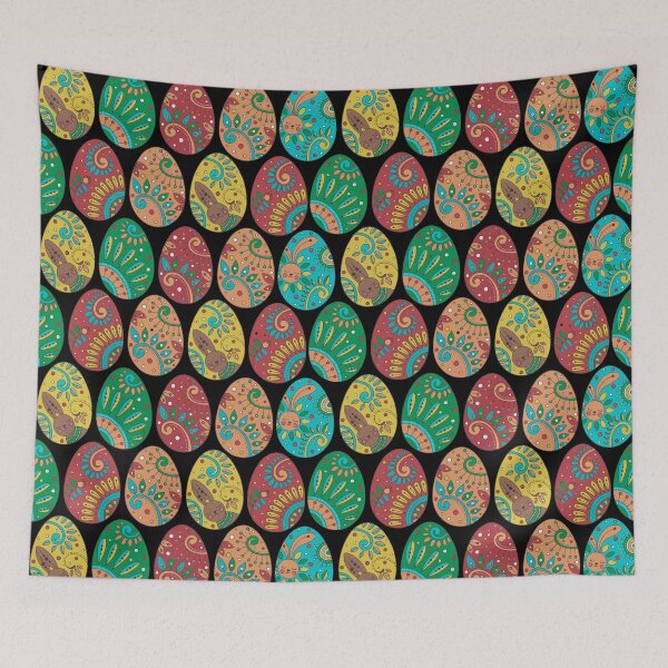 Item preview, Easter Eggs bright,vibrant trendy art pattern designed and sold by cutecrazytshirt.