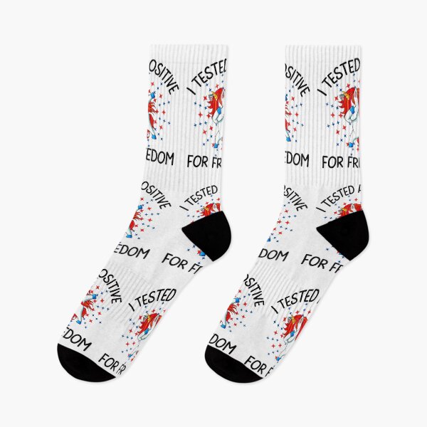 Item preview, I tested positive for freedom, Fun print for people who like freedom, dabbing unicorns and being awesome designed and sold by Auntieck.