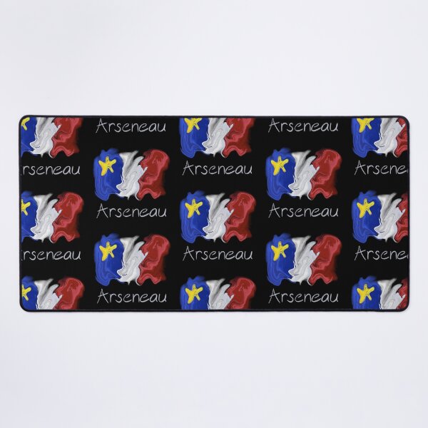 Item preview, Acadian Flag pastel liquid Arseneau - Drapeau acadien liquide pastel Arseneau  designed and sold by ColoursOfFrance.