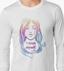 Affirmations- I Trust Myself. Long Sleeve T-Shirt