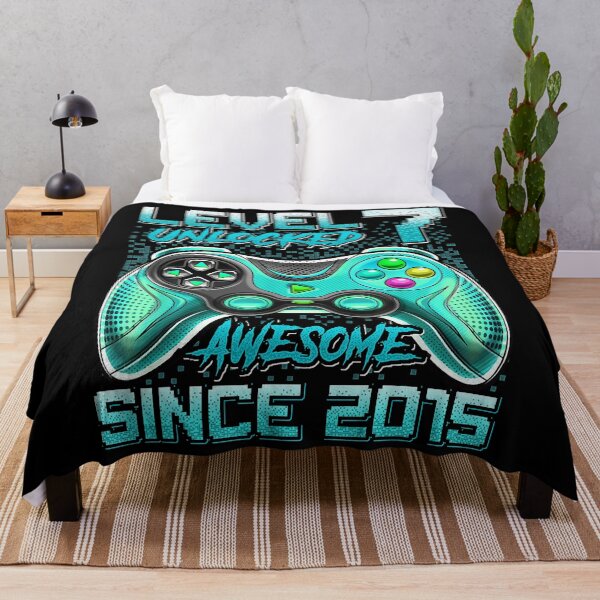 Item preview, 7th Birthday shirts for Boys Level 7 Unlocked Awesome 2015 designed and sold by neavedvgur.