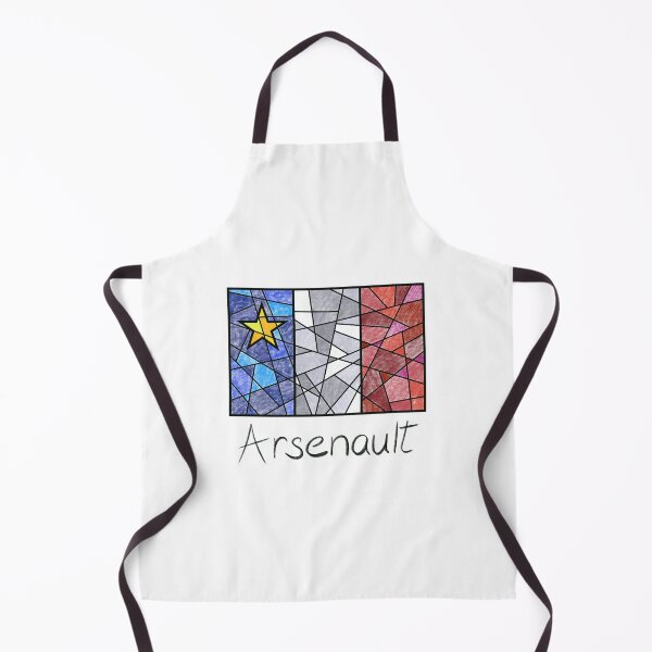Item preview, Acadian Flag pastel mosaic Arsenault - Drapeau acadien mosaïque pastel vitrail Arsenault designed and sold by ColoursOfFrance.
