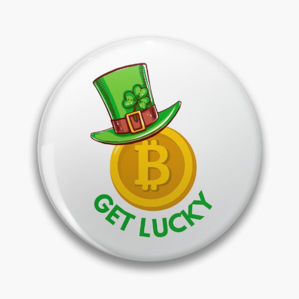 Item preview, Get Lucky | Crypto St Patrick | Happy St Patrick's Day | White designed and sold by Nepaz-Designs.
