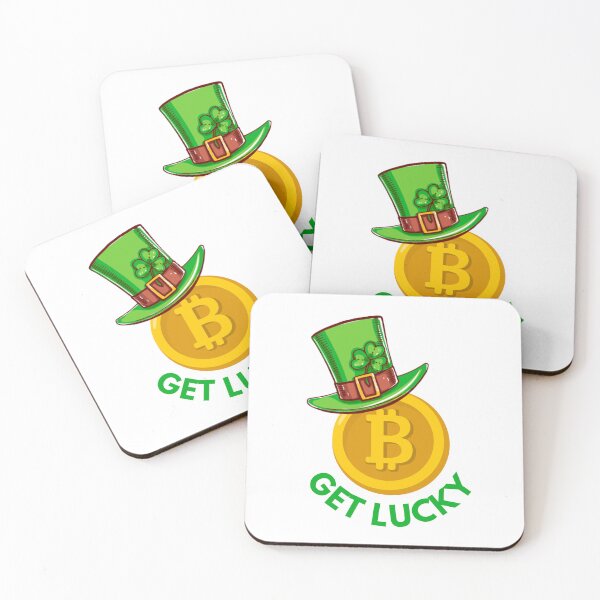 Item preview, Get Lucky | Crypto St Patrick | Happy St Patrick's Day | White designed and sold by Nepaz-Designs.