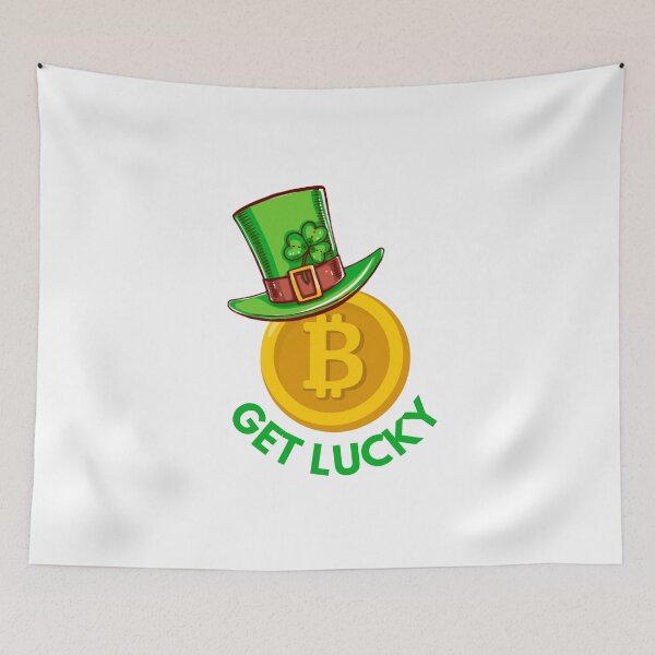Item preview, Get Lucky | Crypto St Patrick | Happy St Patrick's Day | White designed and sold by Nepaz-Designs.