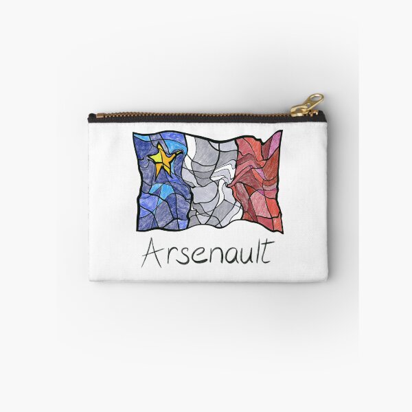 Item preview, Acadian Flag pastel liquid mosaic Arsenault  - Drapeau acadien mosaïque liquide pastel vitrail Arsenault designed and sold by ColoursOfFrance.