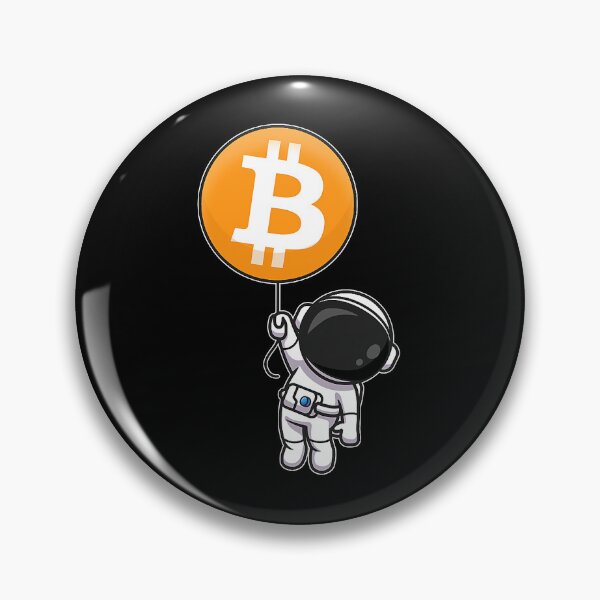 Item preview, Astronaut Holding Rising Bitcoin Balloon Crypto Design T-Shirt designed and sold by beyllawrube.