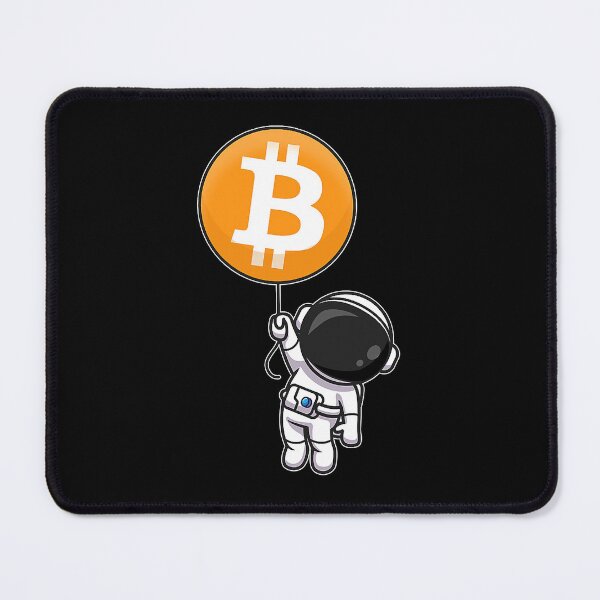 Item preview, Astronaut Holding Rising Bitcoin Balloon Crypto Design T-Shirt designed and sold by beyllawrube.