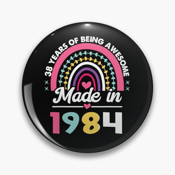 Item preview, 38 Years Old Gifts 38th Birthday Born in 1984 Women Girls T-Shirt designed and sold by neavedvgur.