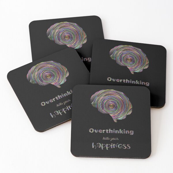 Item preview, Overthinking kills your happiness_3 designed and sold by mrGoodwin90.