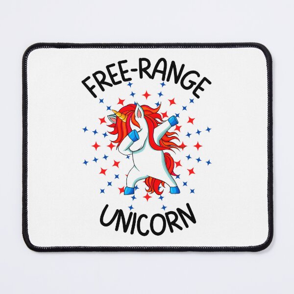 Item preview, Free range unicorn, Fun print for people who like freedom, dabbing unicorns and being awesome designed and sold by Auntieck.