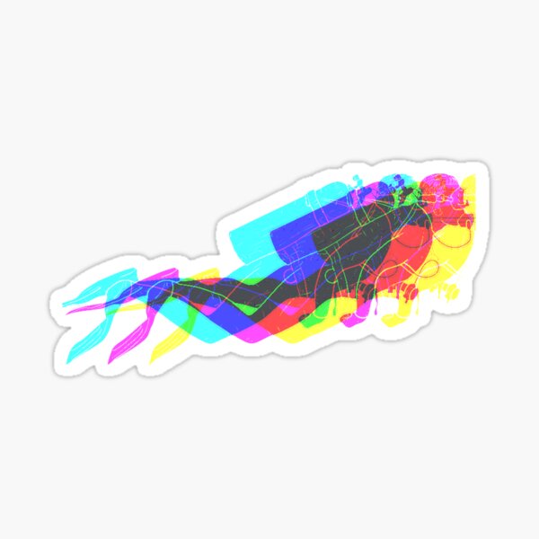 Item preview, Colorful Scuba Diver designed and sold by BrighterDaysCo.