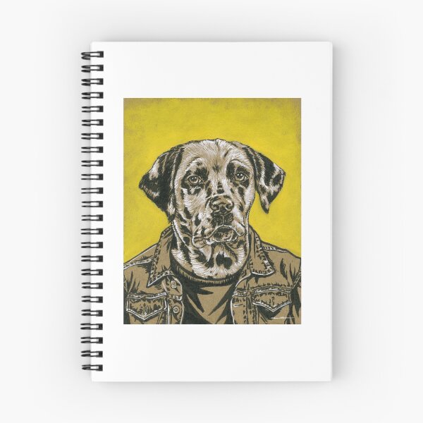 Item preview, Dalmatian in Denim - Ink and Acrylic designed and sold by the artings of me.