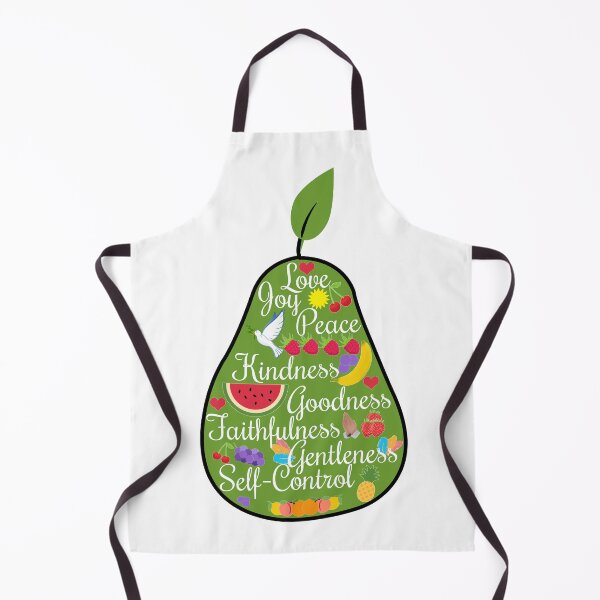 Item preview, Pear Shaped Fruits of the Spirit Christian Bible Verse designed and sold by GODS4US.