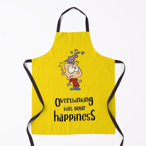 Item preview, Overthinking Kills Your Happiness_4 (white) designed and sold by mrGoodwin90.
