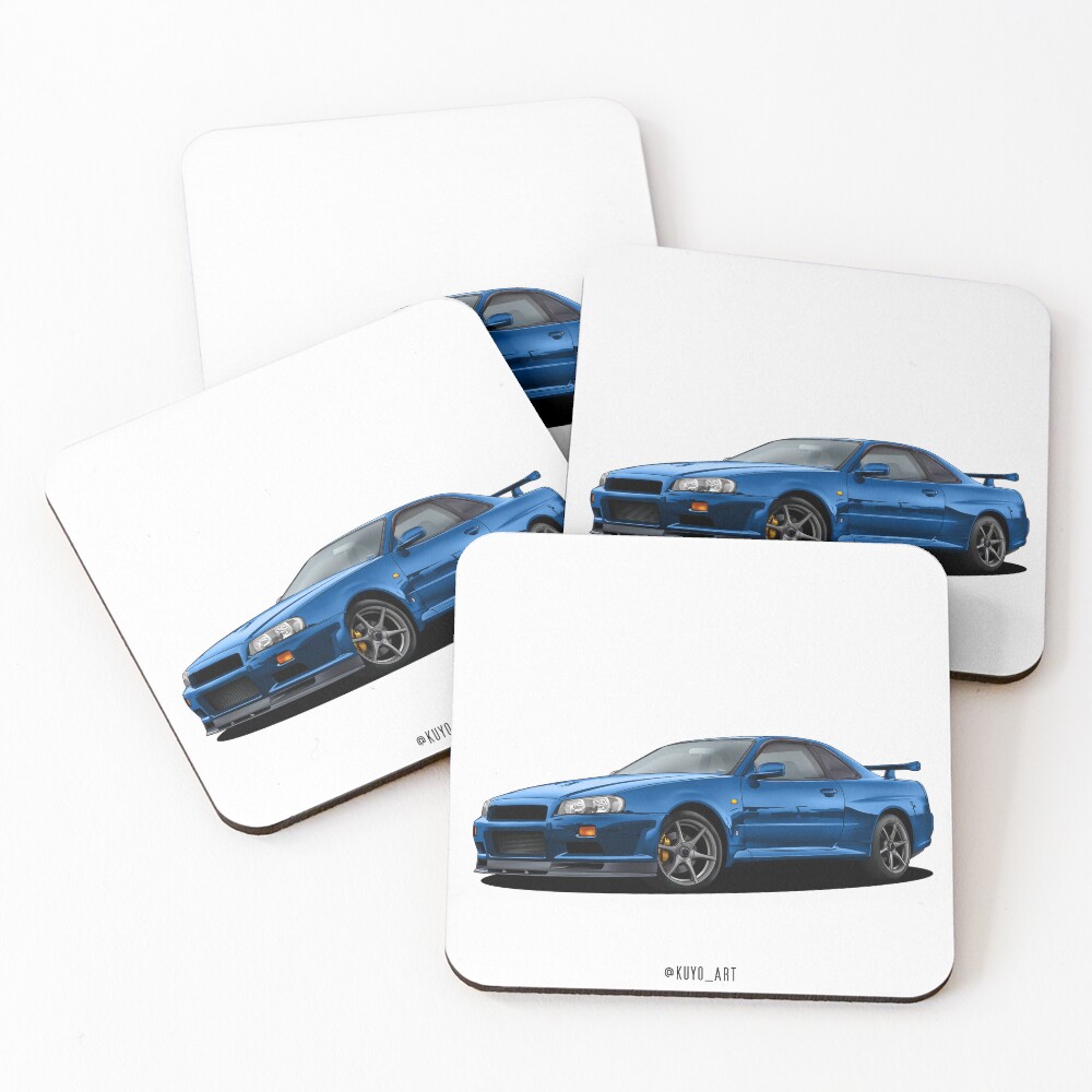 Item preview, Coasters (Set of 4) designed and sold by kuyoart.