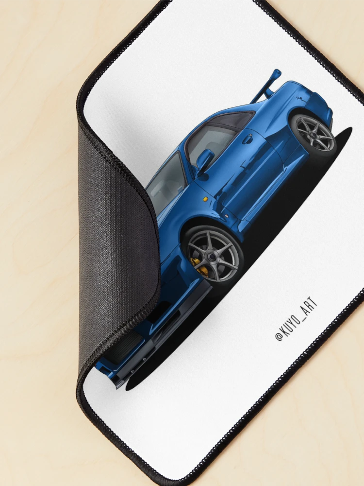 Thumbnail 2 of 5, Mouse Pad, GT-R R34 designed and sold by kuyoart.