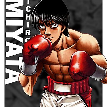 ICHIRO MIYATA, HAJIME NO IPPO, Anime Stars 3.0, BW,  Canvas Print for  Sale by Black Kitsune Argentina