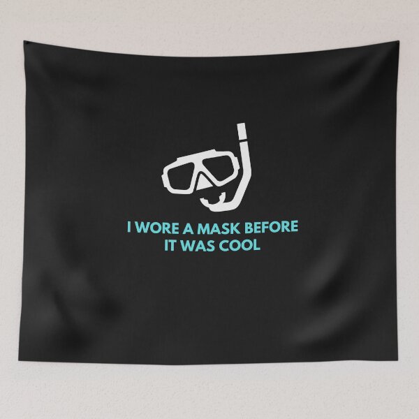 Item preview, I Wore a Mask Before It Was Cool designed and sold by BrighterDaysCo.