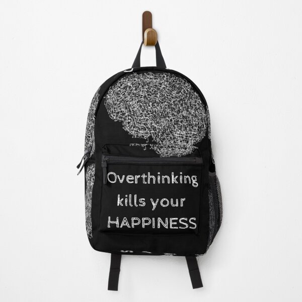 Item preview, Overthinking Kills Your Happiness_6 (black) designed and sold by mrGoodwin90.