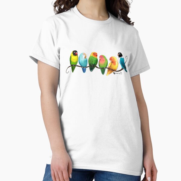Item preview, Colorful Lovebirds designed and sold by sylvanmist.