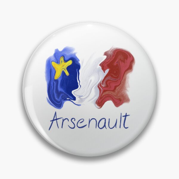 Item preview, Acadian Flag pastel liquid Arsenault  - Drapeau acadien liquide pastel Arsenault   designed and sold by ColoursOfFrance.