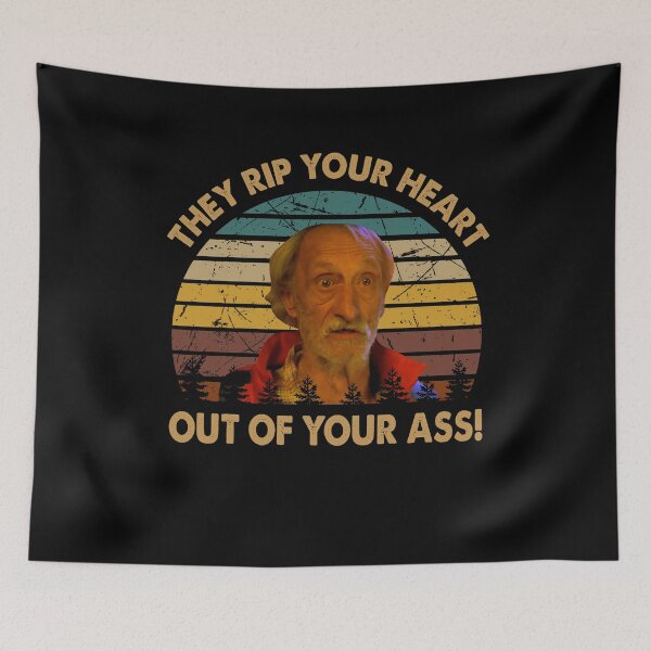 Item preview, They rip your heart out of your ass old man character designed and sold by MaBarbosa1317.
