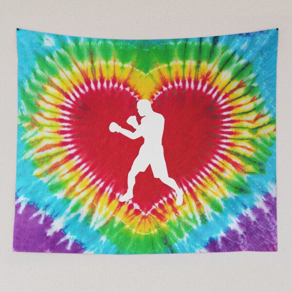Item preview, Boxing Tie Dye Heart Shape designed and sold by SweetPea49.