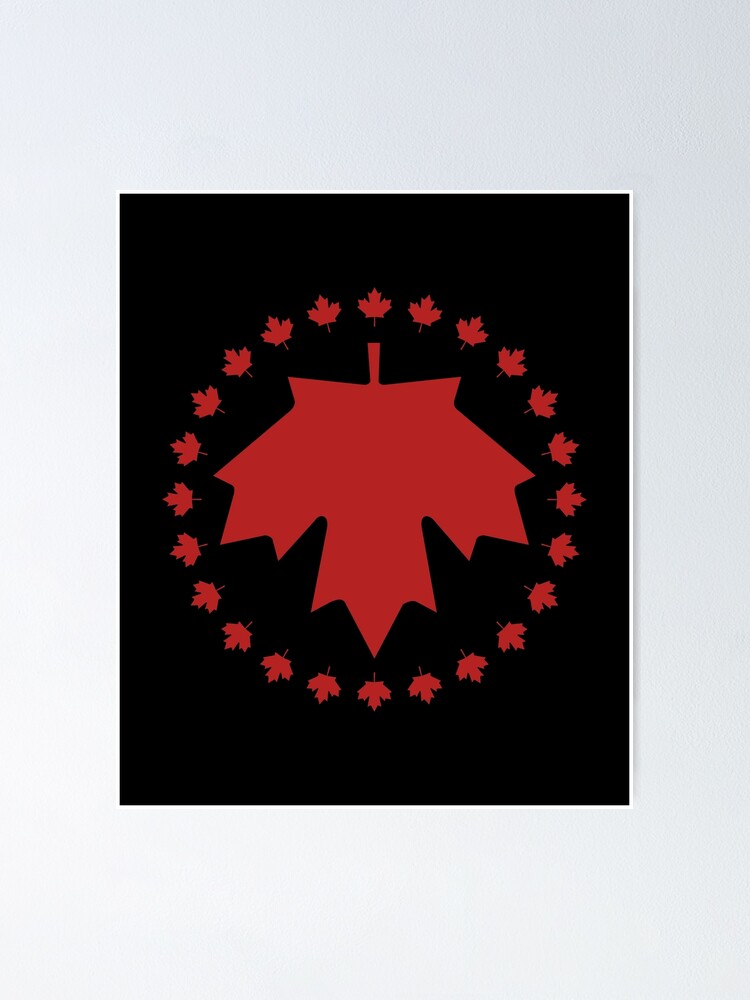 "Canada Flag Upside Down Freedom Convoy 2022" Poster by