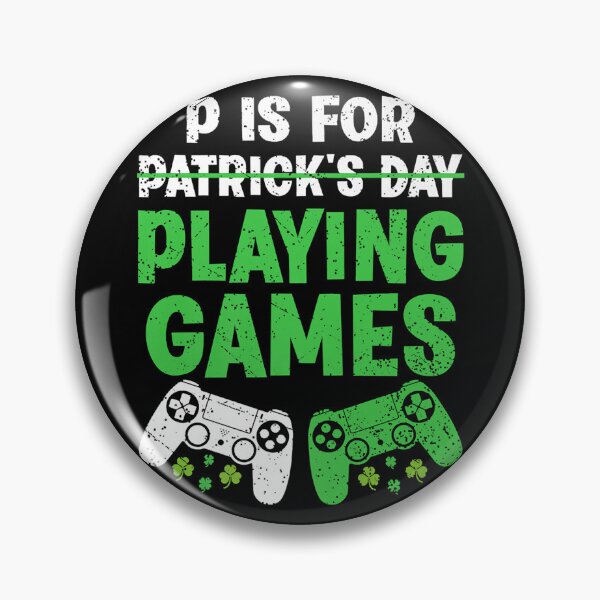 Item preview, P Is For Playing Games St Patricks Day Funny Gamer Boys Kids Premium designed and sold by MarieSmart77.