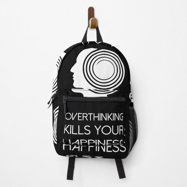 Item preview, Overthinking Kills Your Happiness_8 (black) designed and sold by mrGoodwin90.