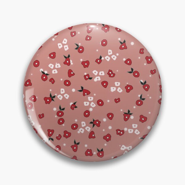 Item preview, Tiny little red flowers on strawberry  designed and sold by anzelas.