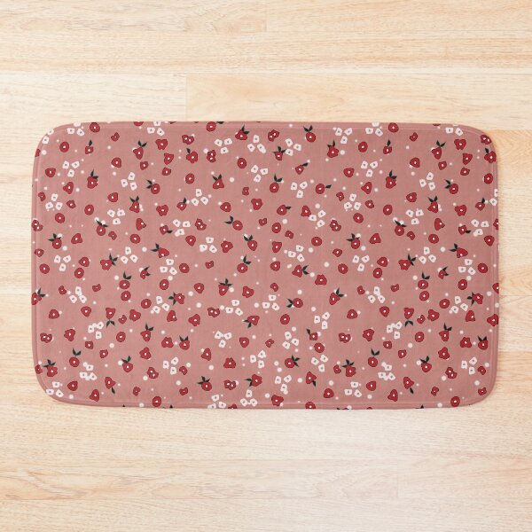 Item preview, Tiny little red flowers on strawberry  designed and sold by anzelas.