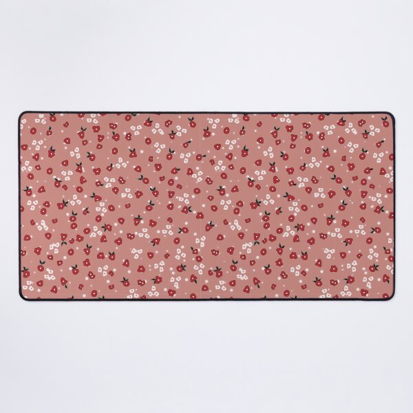 Item preview, Tiny little red flowers on strawberry  designed and sold by anzelas.