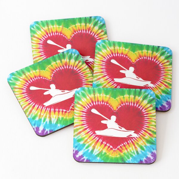 Item preview, Canoeing Tie Dye Heart Shape designed and sold by SweetPea49.