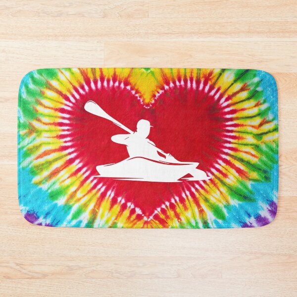 Item preview, Canoeing Tie Dye Heart Shape designed and sold by SweetPea49.