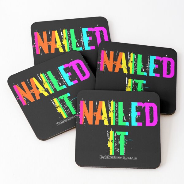 Item preview, NAILED IT- Neon Rainbow designed and sold by BOLDERSALONS.