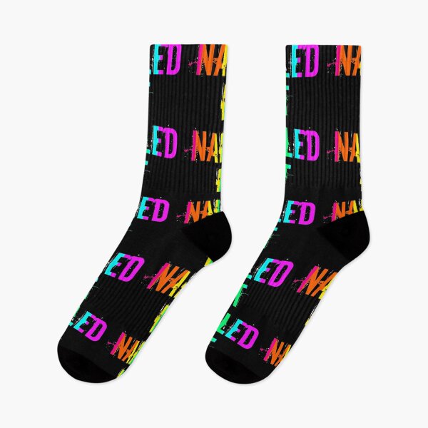 Item preview, NAILED IT- Neon Rainbow designed and sold by BOLDERSALONS.