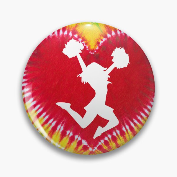 Item preview, Cheerleading Tie Dye Heart Shape designed and sold by SweetPea49.